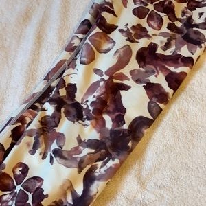 floral workout leggings